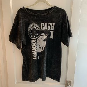 Johnny Cash Acid Wash Band Tee